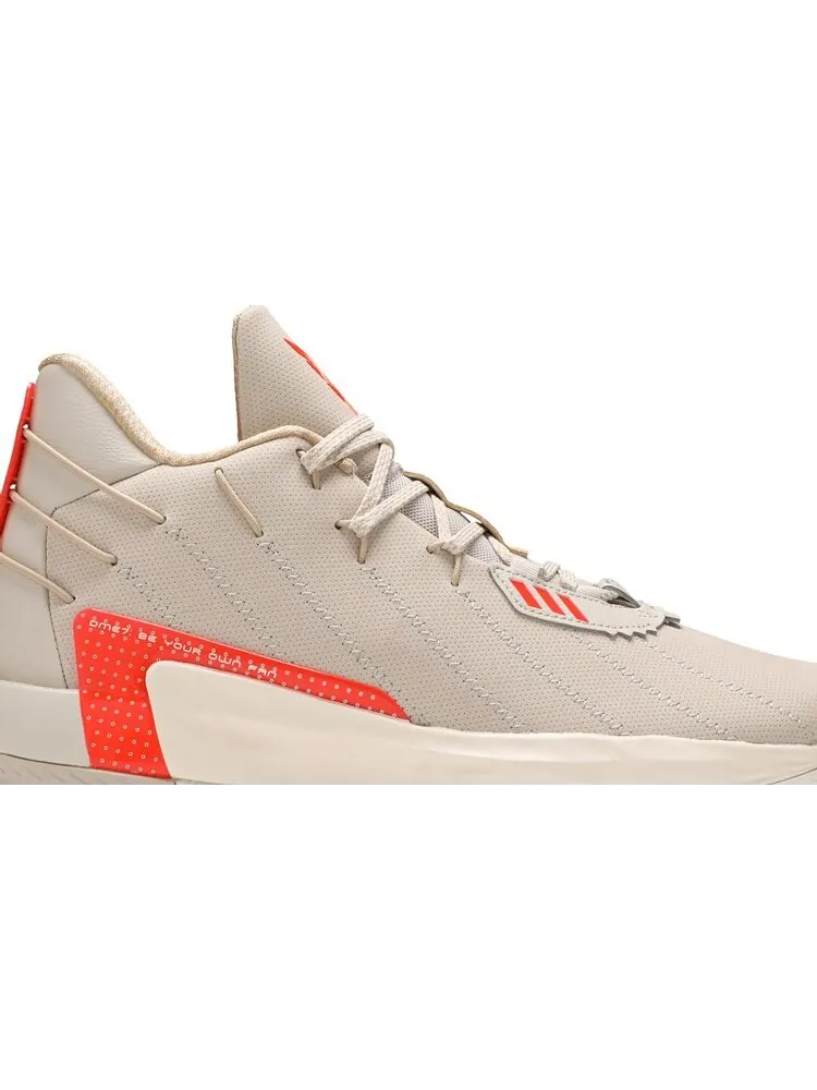 Кроссовки Adidas Dame 7 'Bliss' — изображение 2 из 8, бежевый