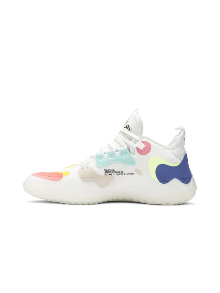 Кроссовки Adidas Harden Vol. 5 Futurenatural — изображение 3 из 4, белый