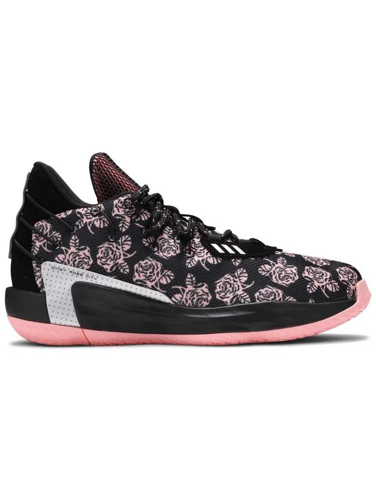 Кроссовки adidas Dame 7 'Rose City' — изображение 1 из 8, черный