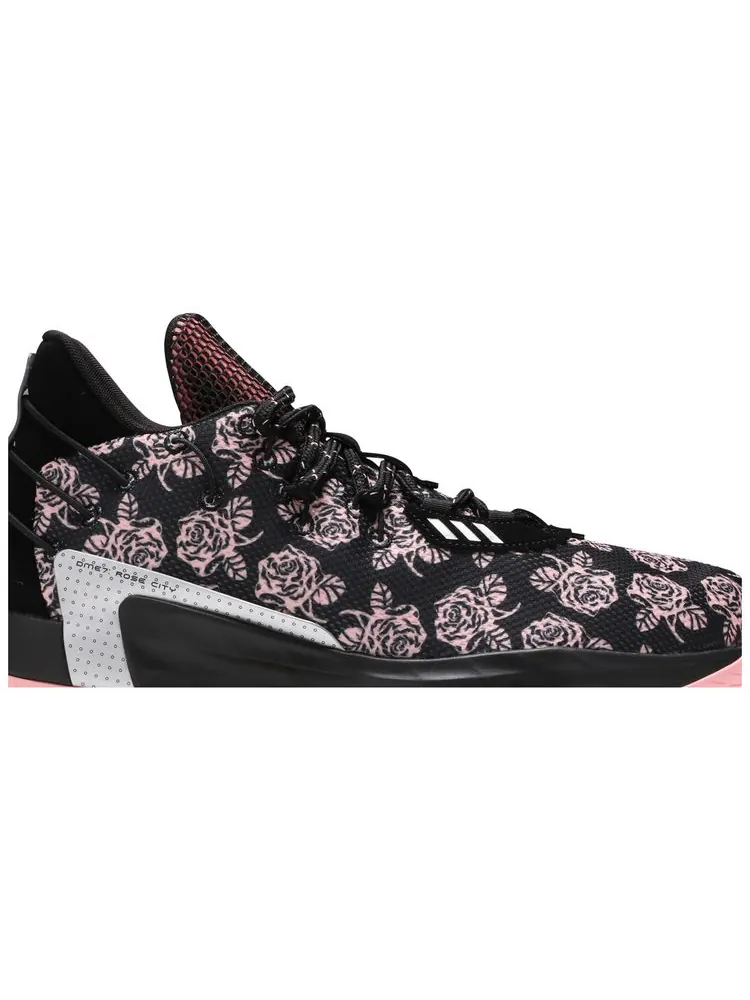 Кроссовки adidas Dame 7 'Rose City' — изображение 2 из 8, черный