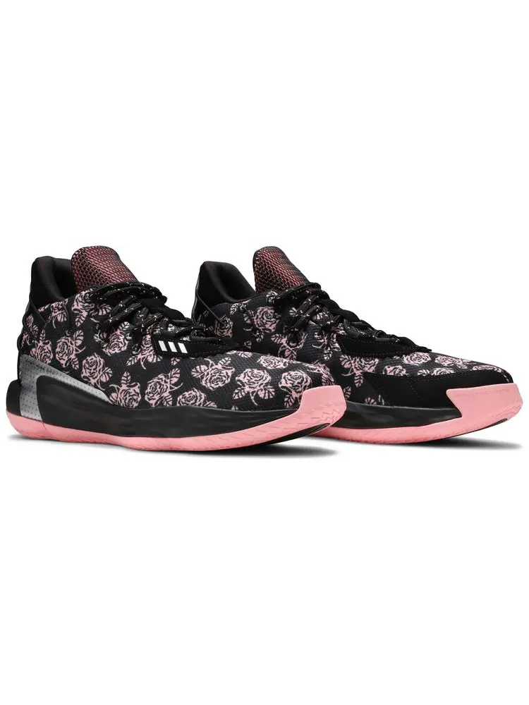 Кроссовки adidas Dame 7 'Rose City' — изображение 8 из 8, черный