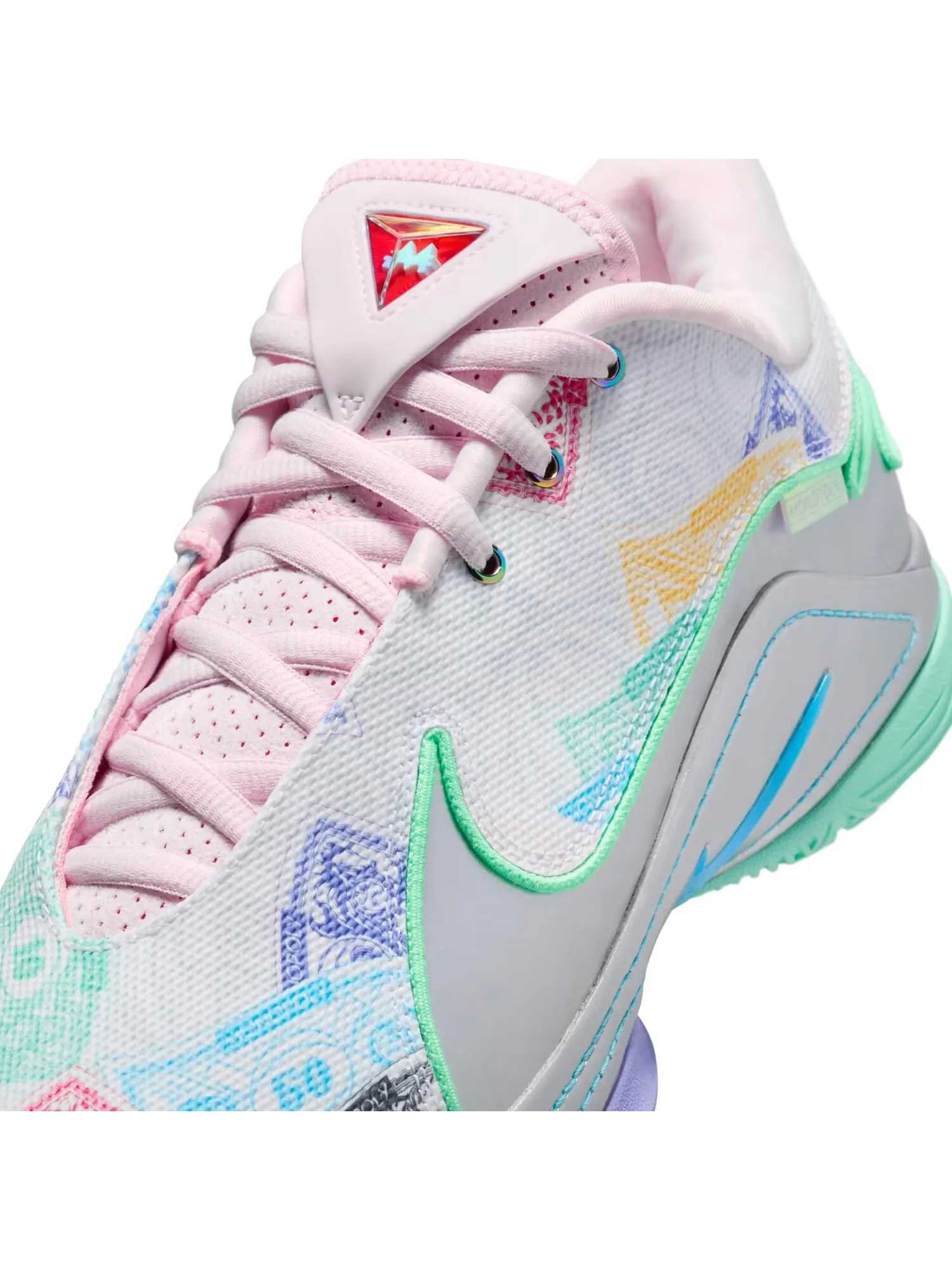 Баскетбольные кроссовки Monopoly x Nike LeBron 22 'Currency' — изображение 7 из 10, белый/мультиколор
