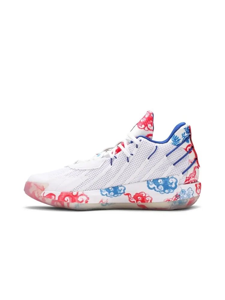 Кроссовки Adidas Dame 7 — изображение 3 из 4, белый