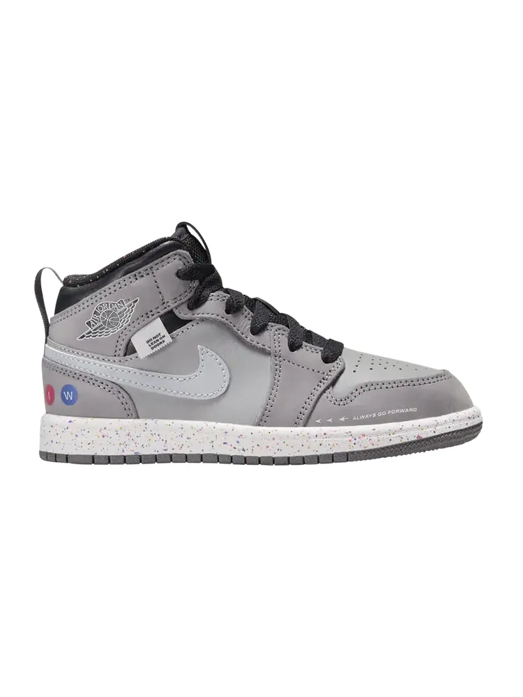 Кроссовки Air Jordan 1 Mid Wings PS — изображение 1 из 1, серый