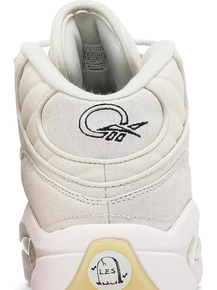 Кроссовки question mid 'boktober' Reebok — изображение 7 из 8, белый