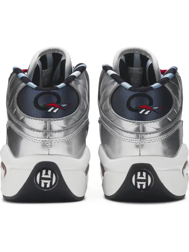 Кроссовки james harden x question mid 'cross over' Reebok — изображение 6 из 8, серебряный
