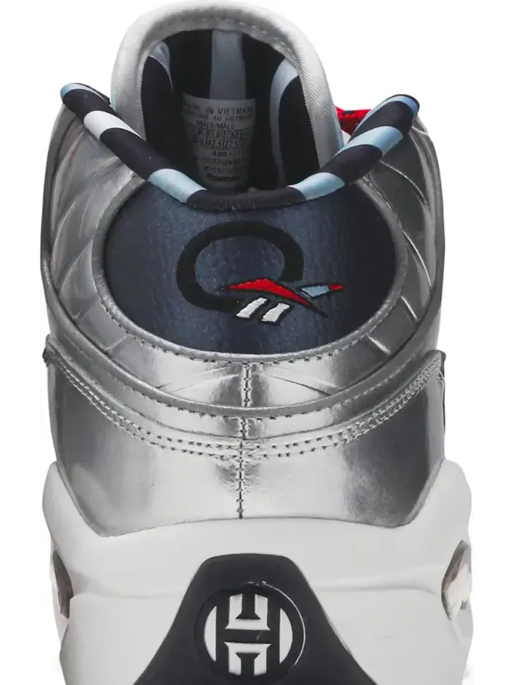 Кроссовки james harden x question mid 'cross over' Reebok — изображение 7 из 8, серебряный