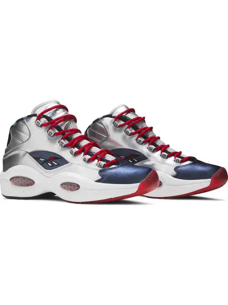 Кроссовки james harden x question mid 'cross over' Reebok — изображение 8 из 8, серебряный