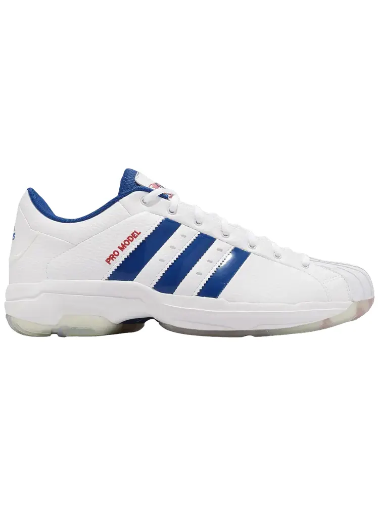 Кроссовки adidas Pro Model 2G Low 'White Royal Blue' — изображение 1 из 1, белый