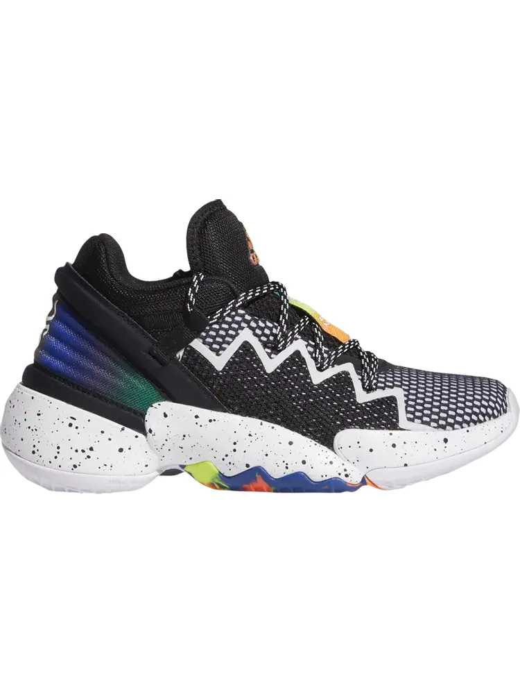 Кроссовки Adidas D.O.N. Issue #2 Big Kids 'Black Multi' — изображение 1 из 1, черный