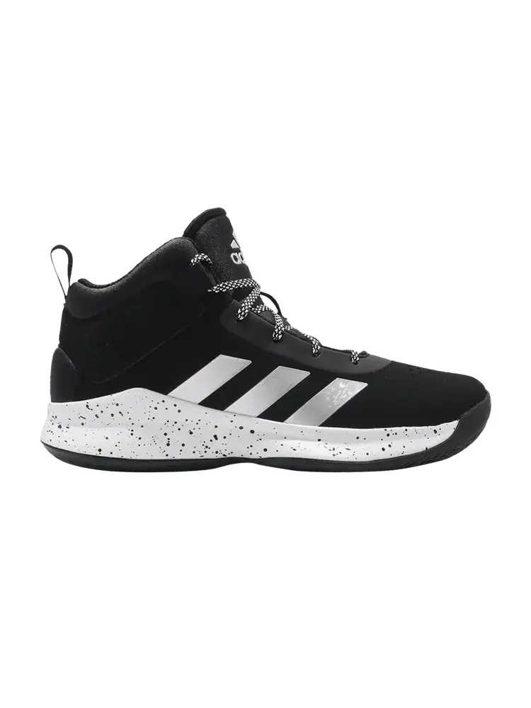Кроссовки Cross 'Em Up 5 J Wide 'Black Silver Metallic' — изображение 1 из 1, серебристый металлик