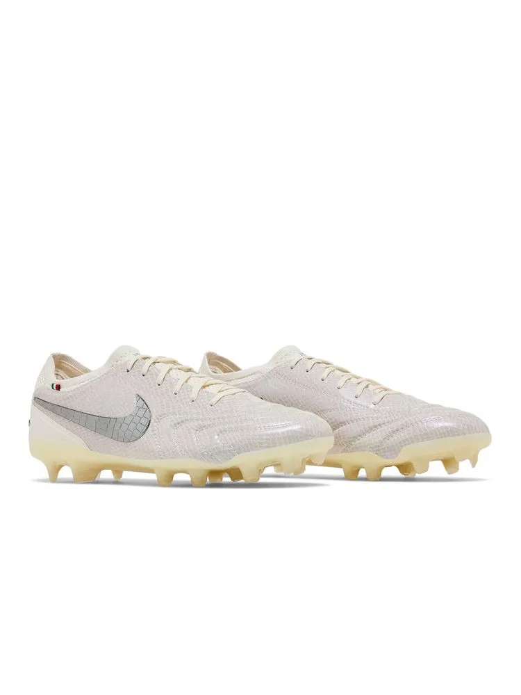 Кроссовки Nike Tiempo Legend 10 Elite Luxe FG Made in Italy — изображение 8 из 8, белый