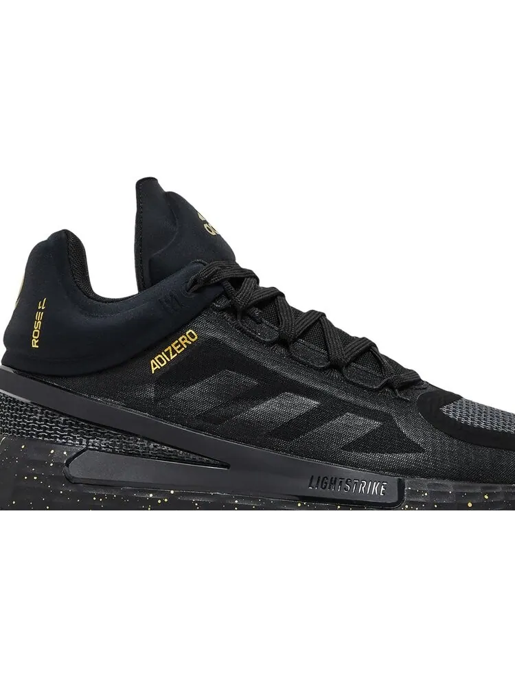 Кроссовки Adidas D Rose 11 'Black Gold Metallic' — изображение 2 из 8, черный