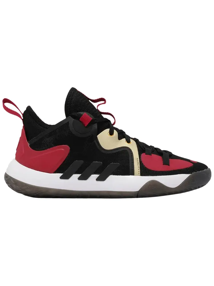 Кроссовки adidas Harden Stepback 2 J 'Black Scarlet' — изображение 1 из 1, красный