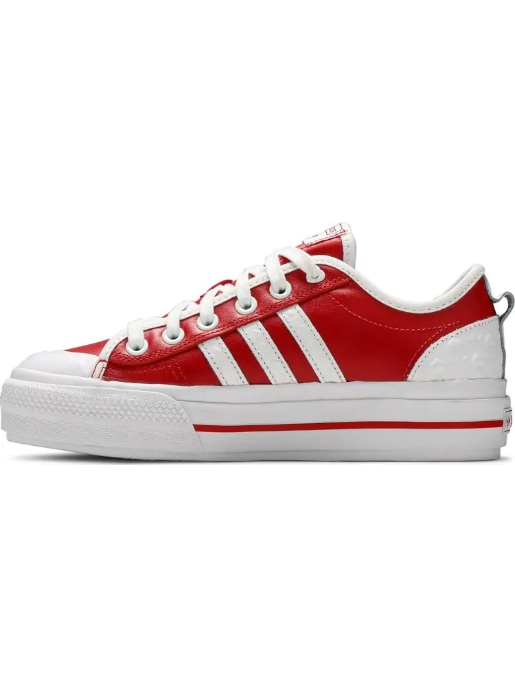 Кроссовки Adidas Wmns Nizza RF Platform 'Heart Embossed - Scarlet' — изображение 3 из 8, красный