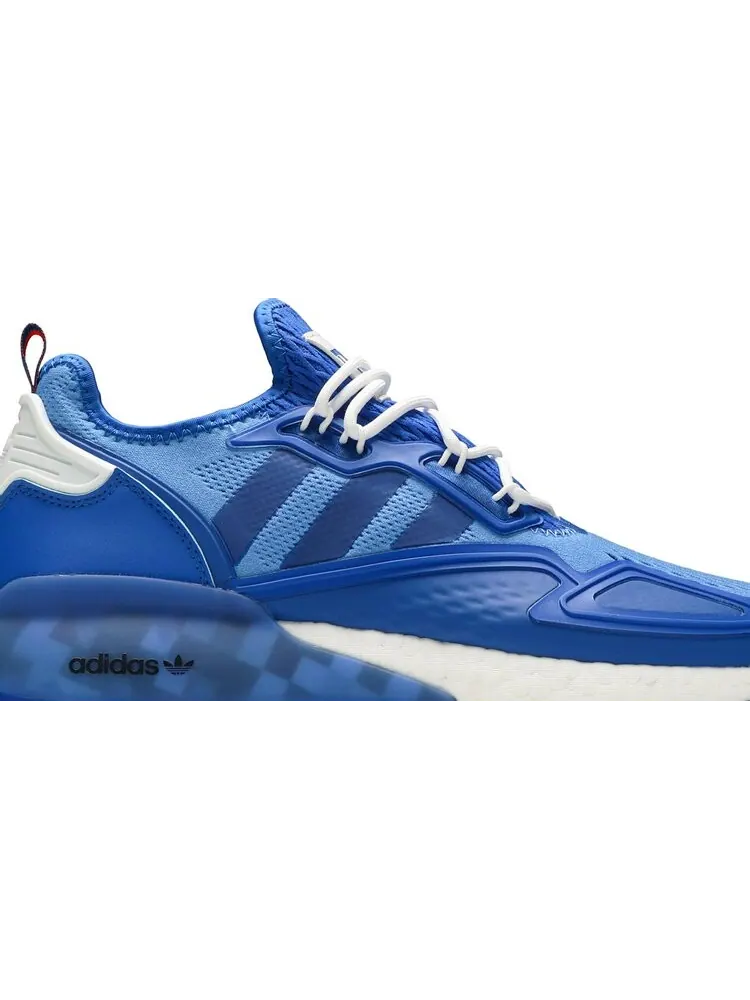 Кроссовки Adidas Ninja x ZX 2K Boost 'Time In - Blue' — изображение 2 из 8, синий