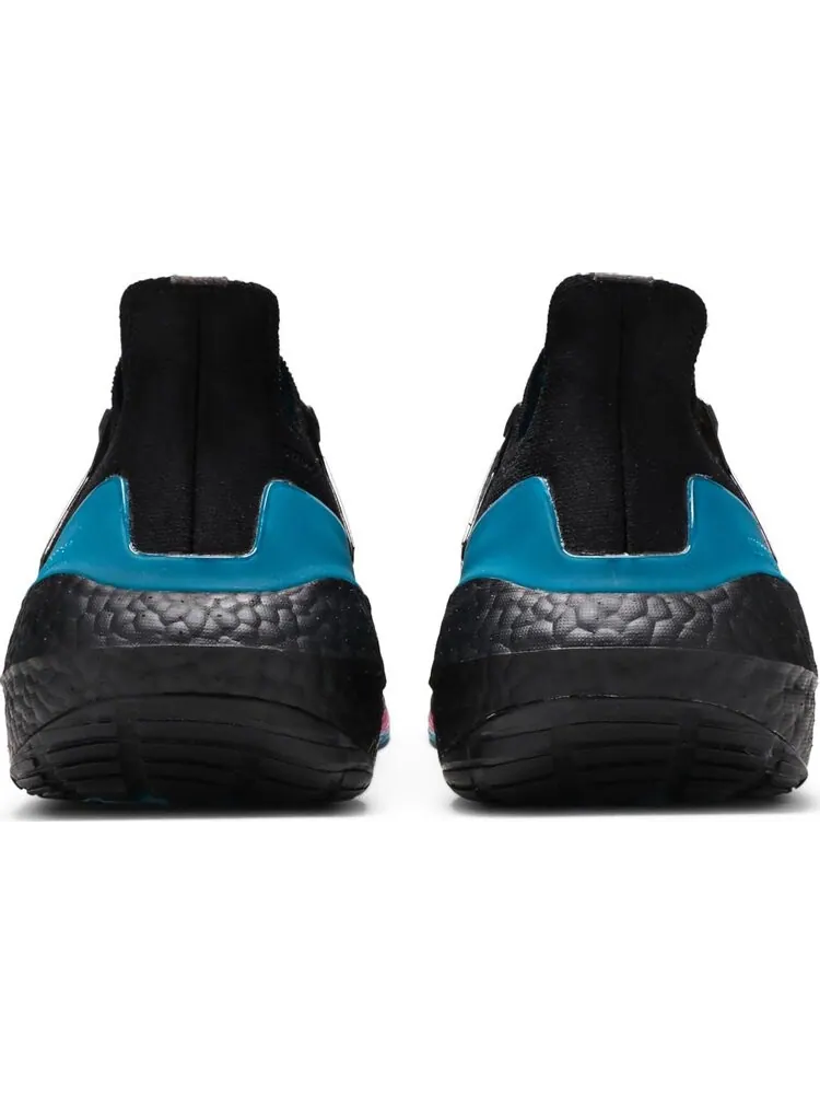 Кроссовки Adidas UltraBoost 21 'Black Active Teal' — изображение 6 из 8, черный