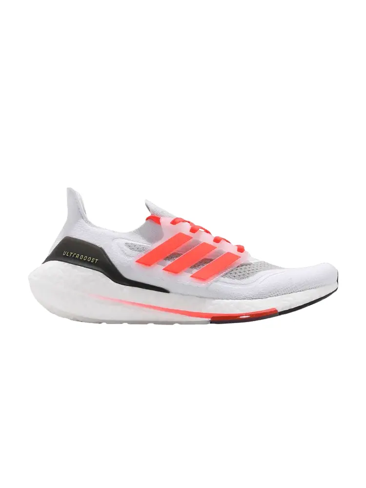 Кроссовки adidas UltraBoost 21 'White Solar Red' — изображение 1 из 1