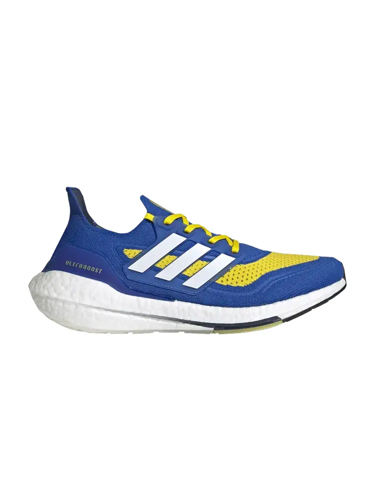 Кроссовки adidas UltraBoost 21 'LA Rams' — изображение 1 из 1, синий/желтый/белый