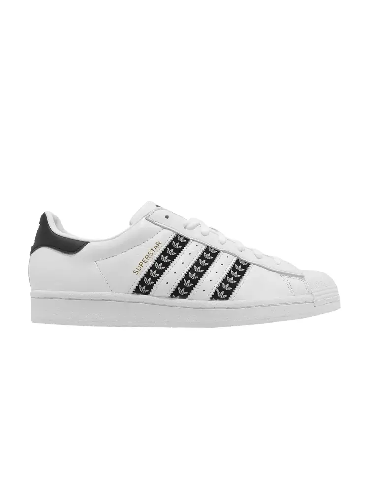 Кроссовки adidas Superstar 'Trefoil Stripe' — изображение 1 из 1, белый/черный/белый