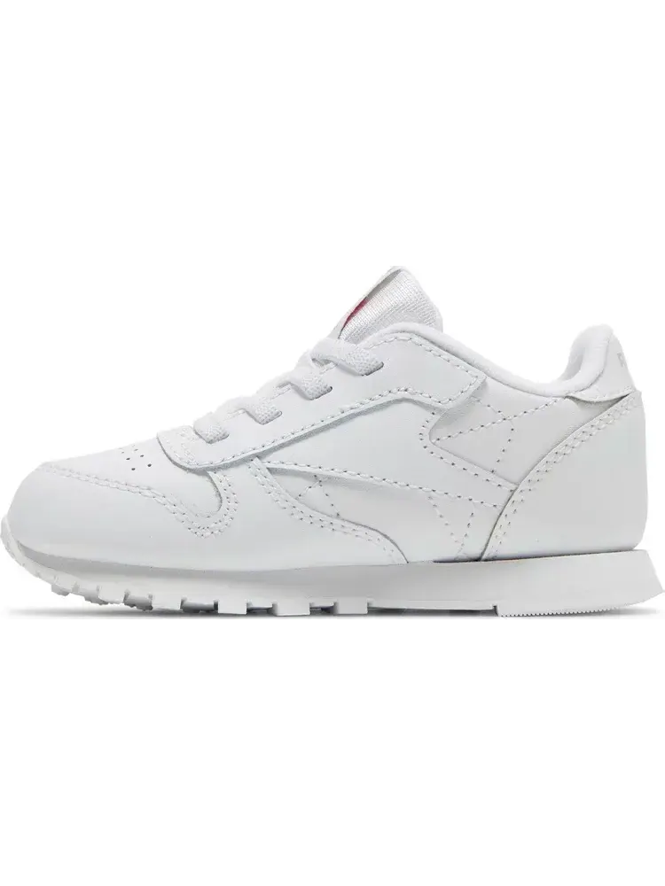 Кроссовки classic leather toddler 'triple white' Reebok — изображение 3 из 8, белый