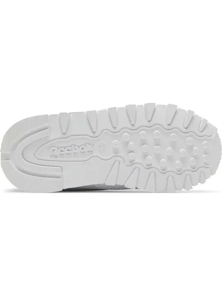 Кроссовки classic leather toddler 'triple white' Reebok — изображение 4 из 8, белый