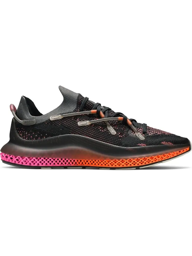 Кроссовки Adidas 4D Fusio 'Black Orange Pink' — изображение 1 из 8, черный