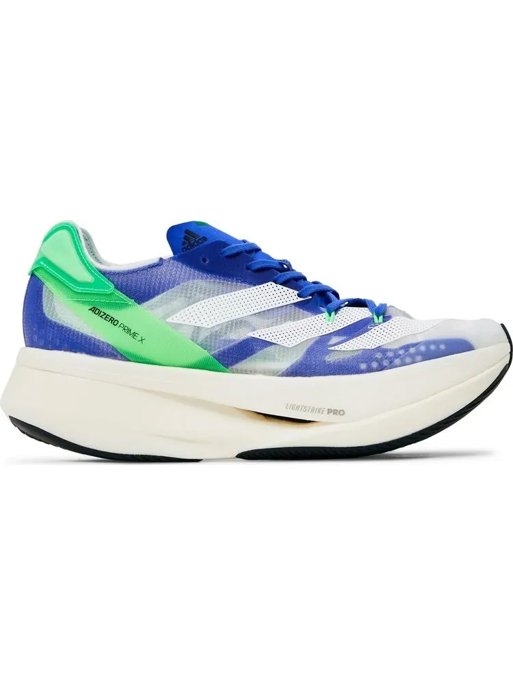 Кроссовки Adidas Adizero Prime X 'Sonic Ink Screaming Green' — изображение 1 из 8, фиолетовый