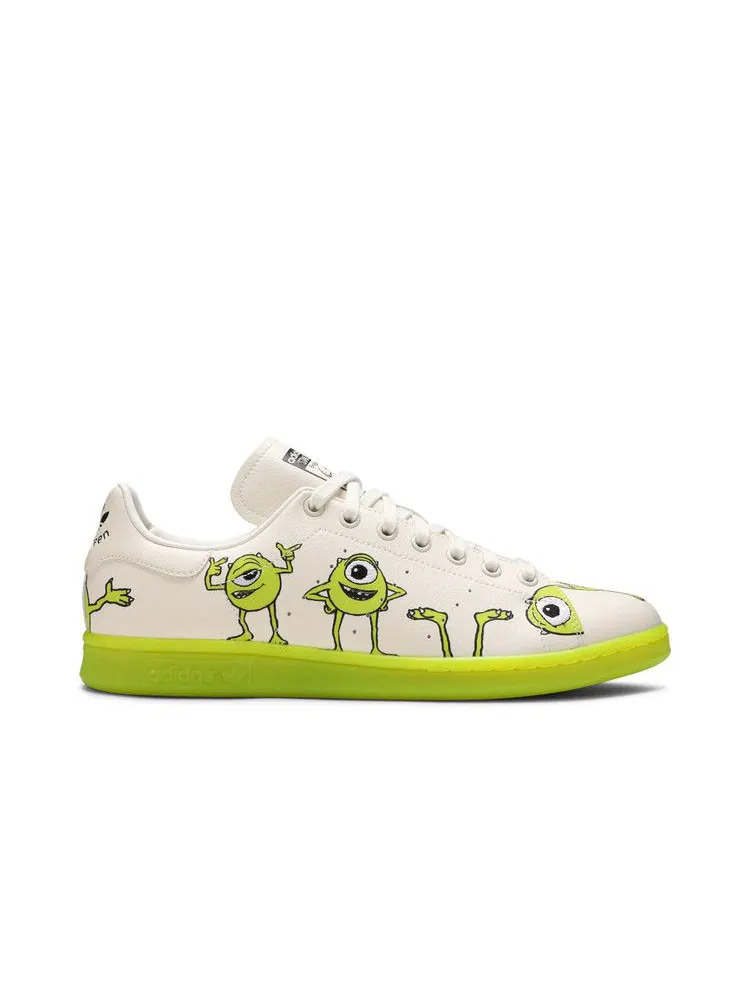 Кроссовки adidas Monsters Inc. x Stan Smith 'Mike Wazowski' — изображение 2 из 9, белый//черный