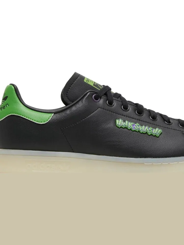 Кроссовки Adidas Marvel x Stan Smith 'Hulk Smash' — изображение 2 из 8, черный