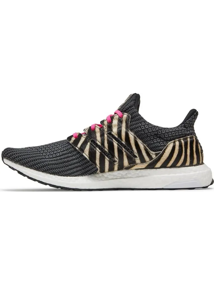 Кроссовки Adidas UltraBoost DNA 'Animal Pack - Zebra' — изображение 3 из 8, черный
