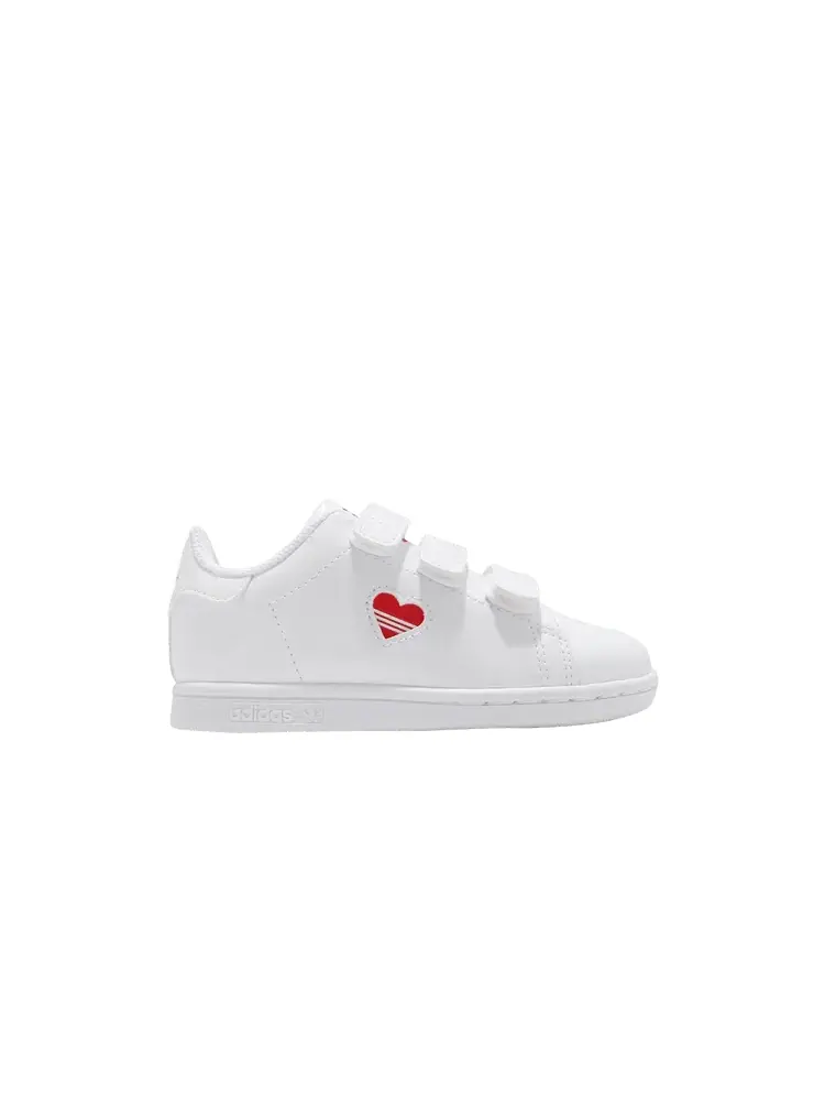 Кроссовки adidas Stan Smith Infant 'Valentine's Day' — изображение 1 из 1, белый/красный/белый