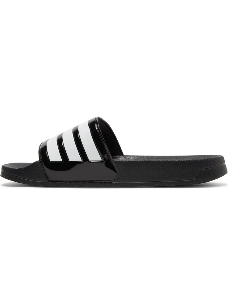 Сандалии Adidas Hirocoledge x Wmns Adilette Shower Slide 'Takahashi Hiroko - Black White' — изображение 3 из 8, черный
