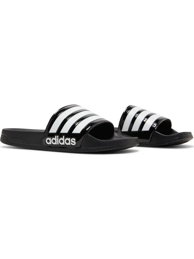 Сандалии Adidas Hirocoledge x Wmns Adilette Shower Slide 'Takahashi Hiroko - Black White' — изображение 8 из 8, черный