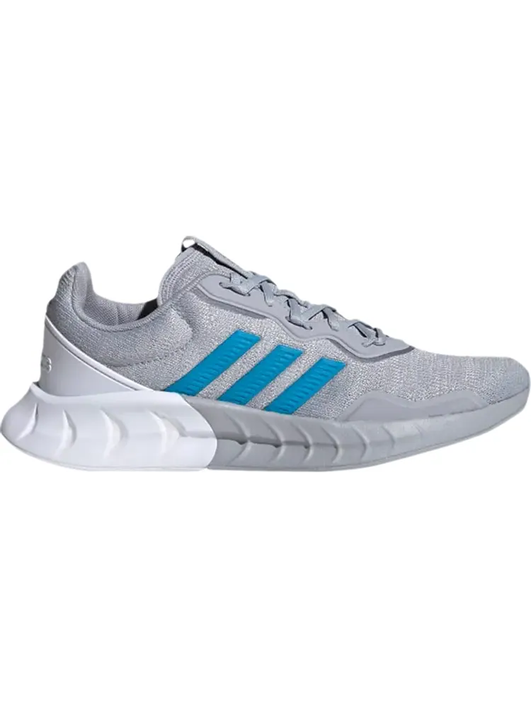 Кроссовки Adidas Kaptir 'Silver Solar Blue' — изображение 1 из 1, серебряный
