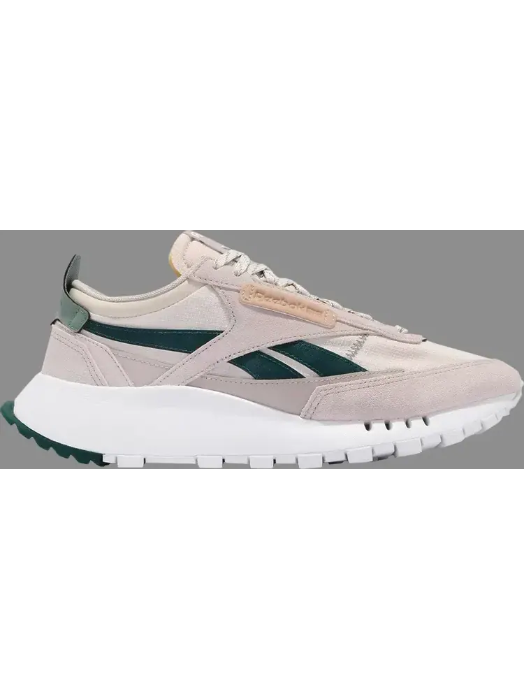 Кроссовки classic legacy 'sand stone harmony green' Reebok, пломбир — изображение 1 из 1, бежевый