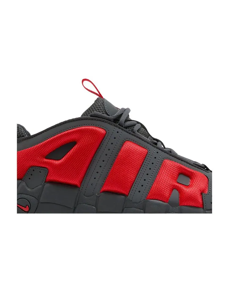Кроссовки Air More Uptempo Low 'Dark Grey Light Crimson' — изображение 2 из 8, темный серый светлый