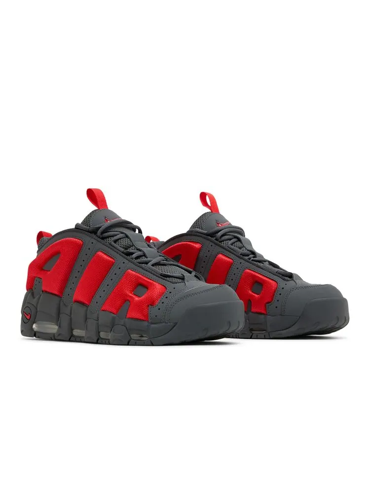 Кроссовки Air More Uptempo Low 'Dark Grey Light Crimson' — изображение 8 из 8, темный серый светлый