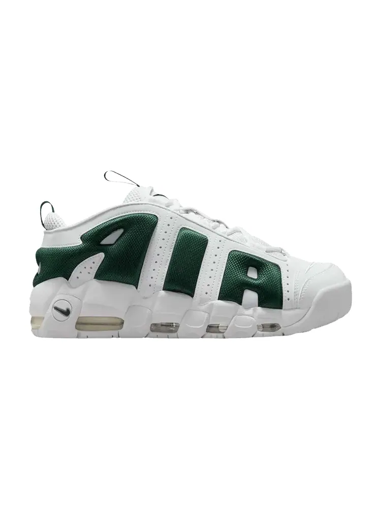 Кроссовки Nike Air More Uptempo Low 'White Fir' — изображение 1 из 1, белый/белый