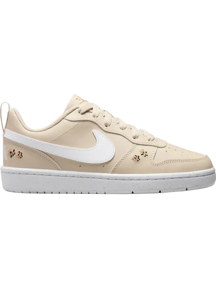 Кроссовки Court Borough Low Recraft SE GS 'Embroidered Floral' — изображение 1 из 1, загар