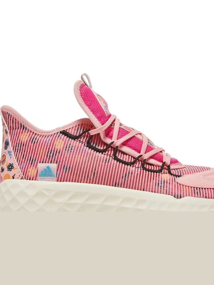 Кроссовки Adidas Pro Boost Low 'Day Of The Dead' — изображение 2 из 8, розовый