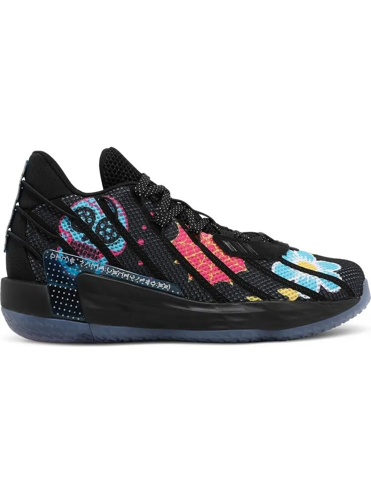 Кроссовки Adidas Dame 7 'Day Of The Dead' — изображение 1 из 8, черный