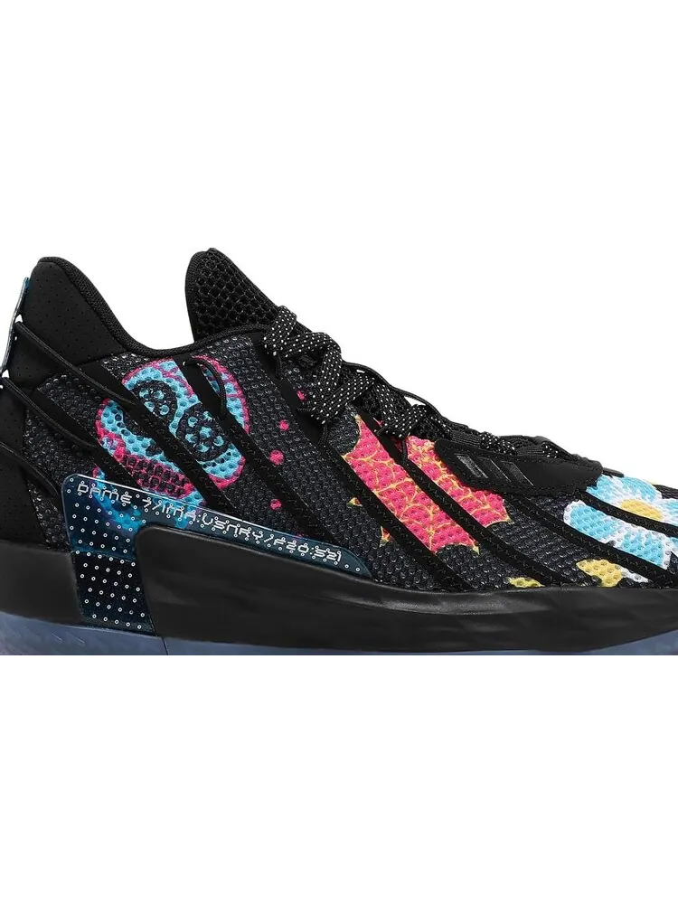 Кроссовки Adidas Dame 7 'Day Of The Dead' — изображение 2 из 8, черный