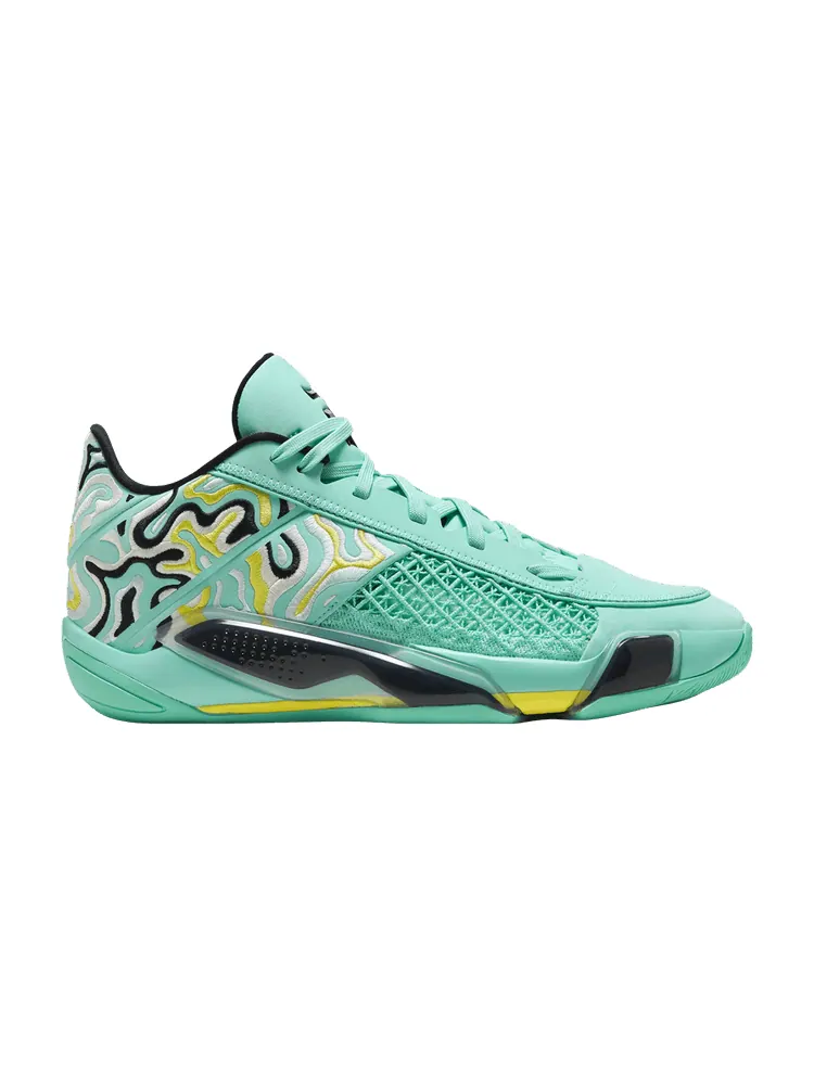 Кроссовки Guo Ailun x Air Jordan 38 Low PF 'Hyper Turquoise' — изображение 1 из 1, синий