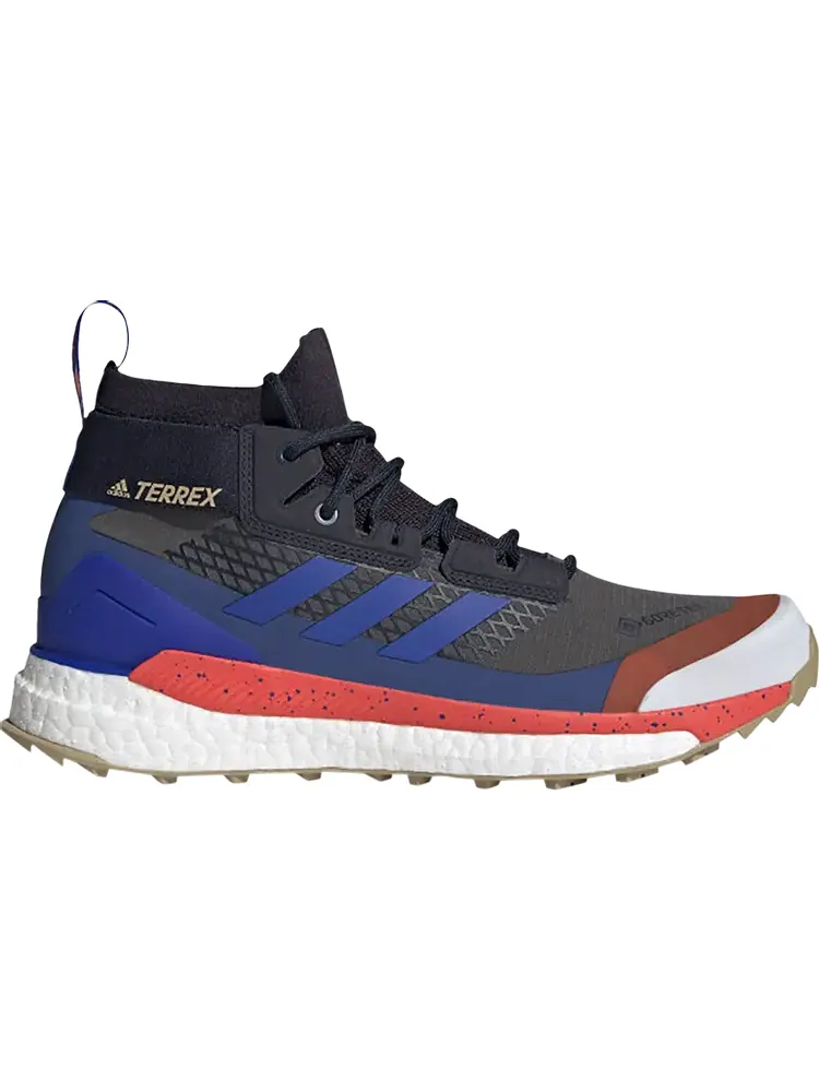 Ботинки Adidas Terrex Free Hiker GTX 'Grey Bold Blue' — изображение 1 из 1, серый