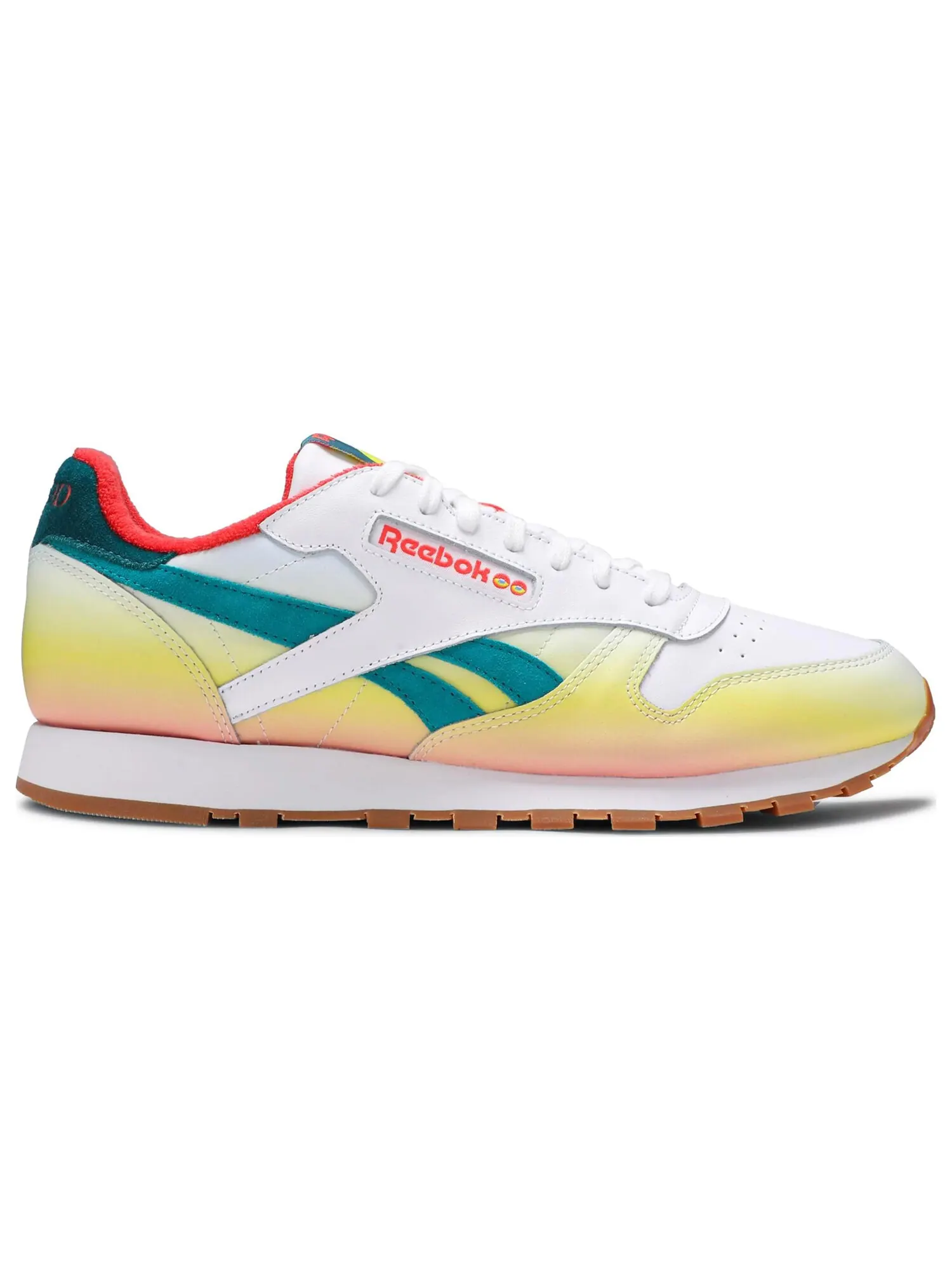 Кроссовки classic leather fp '4/20' Reebok — изображение 1 из 5, белый