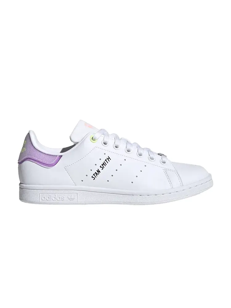 Кроссовки adidas Wmns Stan Smith 'White Purple Lime' — изображение 1 из 1, белый