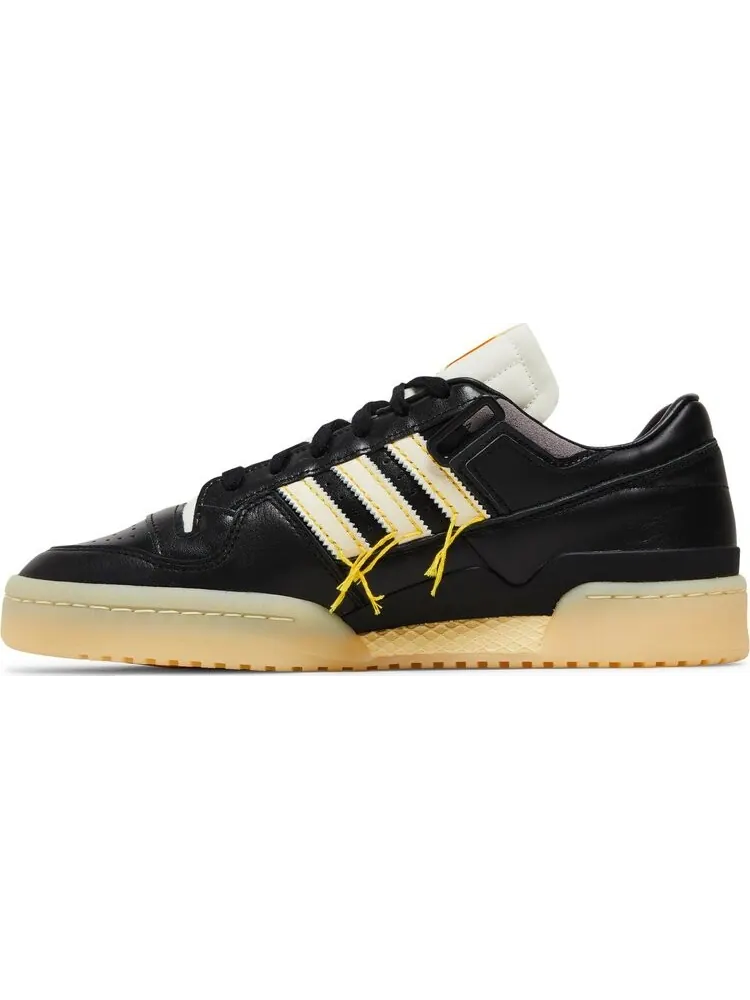 Кроссовки Adidas Forum 84 Low Premium 'Black Easy Yellow' — изображение 3 из 8, черный