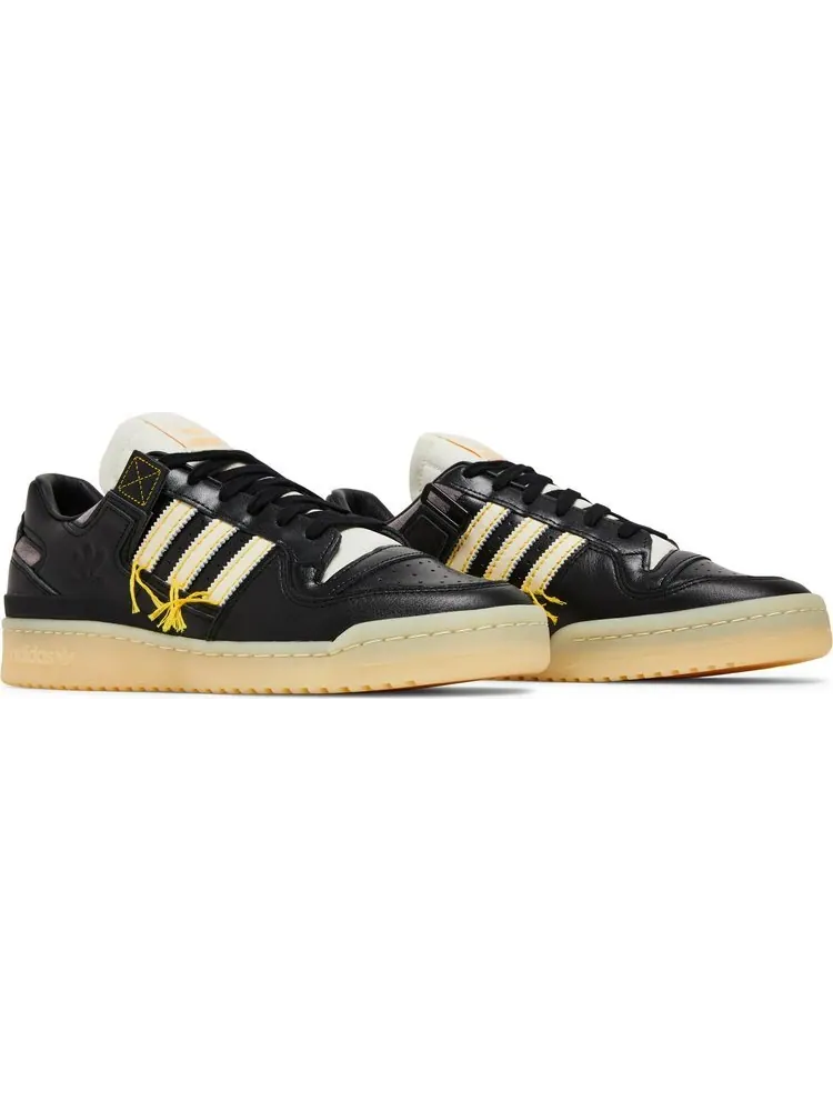Кроссовки Adidas Forum 84 Low Premium 'Black Easy Yellow' — изображение 8 из 8, черный