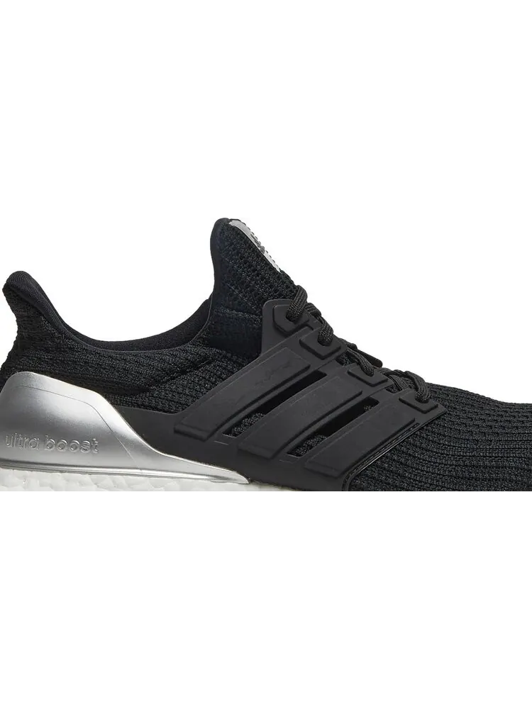 Кроссовки Adidas UltraBoost 4.0 DNA 'Black Silver Metallic' — изображение 2 из 8, черный